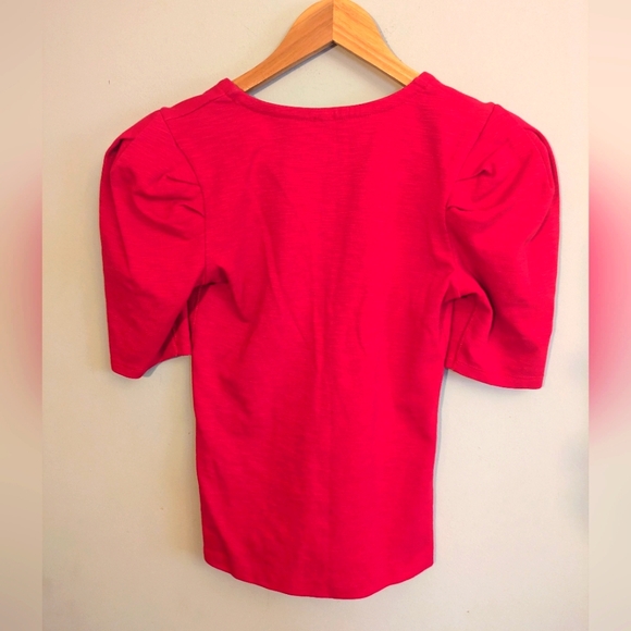 Free People Ellery Red Blouse Top Size XS - Picture 6 of 6